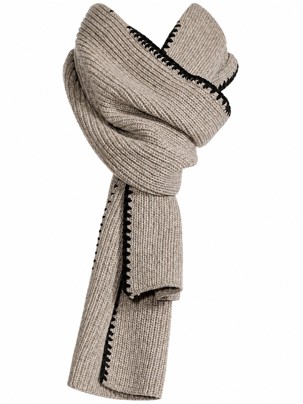 Marcus Adler Whipstitch Gray Scarf
